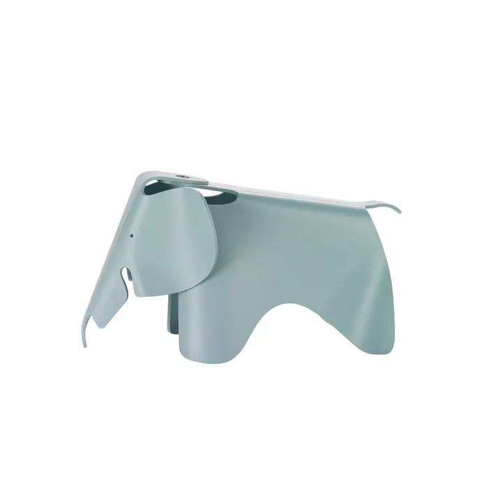 Eames Small Elephant Stool - Chalres & Ray Eames, 1945 - Limited Edition | Bluish grey- Product image n°0