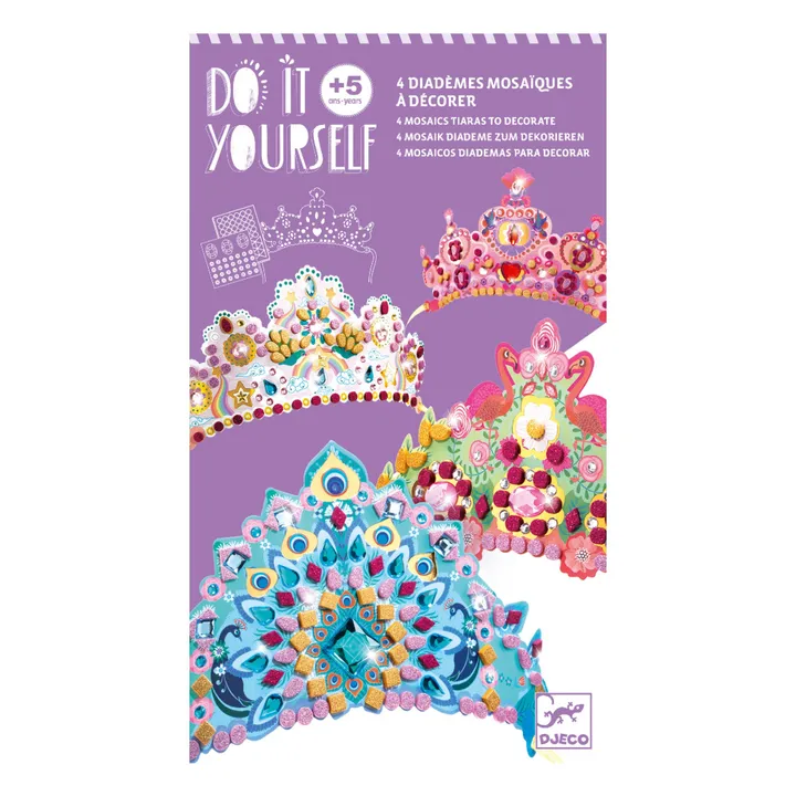Diadèmes à décorer Comme une princesse - Set de 4- Image produit n°0