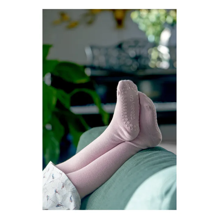 Collants Antidérapants Genoux et Pieds | Rose- Image produit n°5