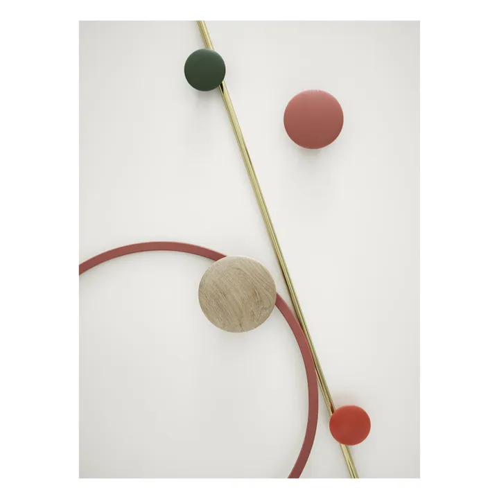 Patère en chêne The Dots | Chêne- Image produit n°1