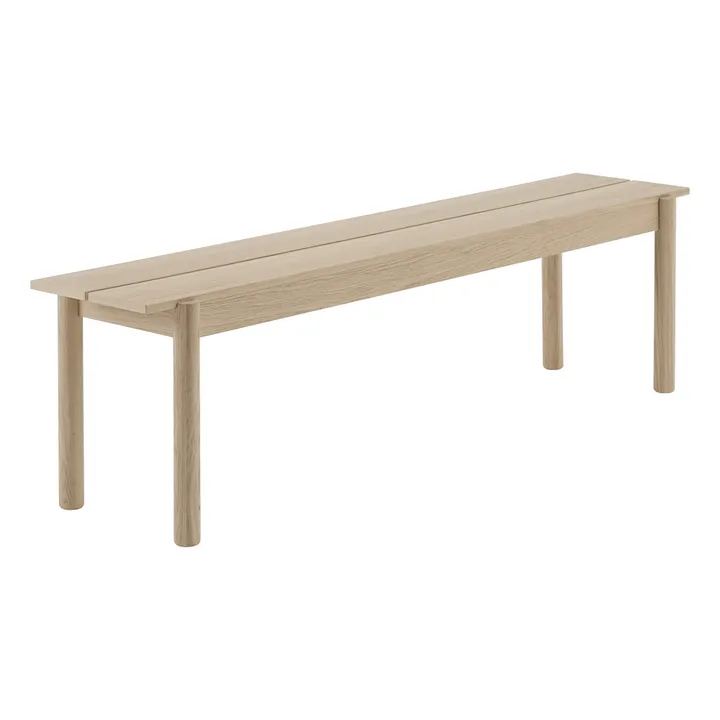 Banc Linear en chêne | Chêne- Image produit n°2