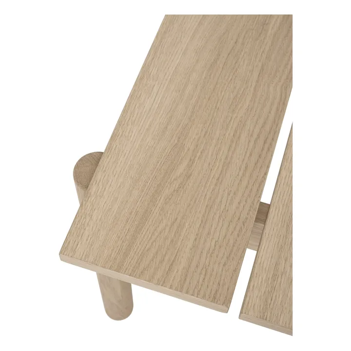 Banc Linear en chêne | Chêne- Image produit n°4