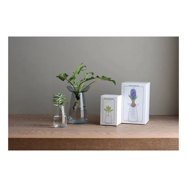Vase en verre Aquaculture | Gris- Image produit n°3
