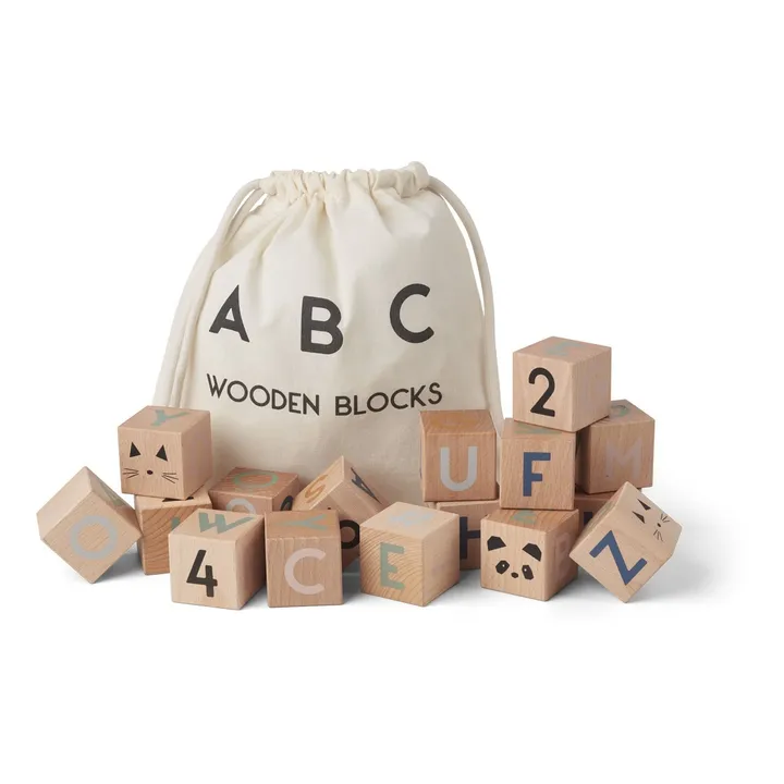 Lars Wooden Blocks | Natural- Product image n°0