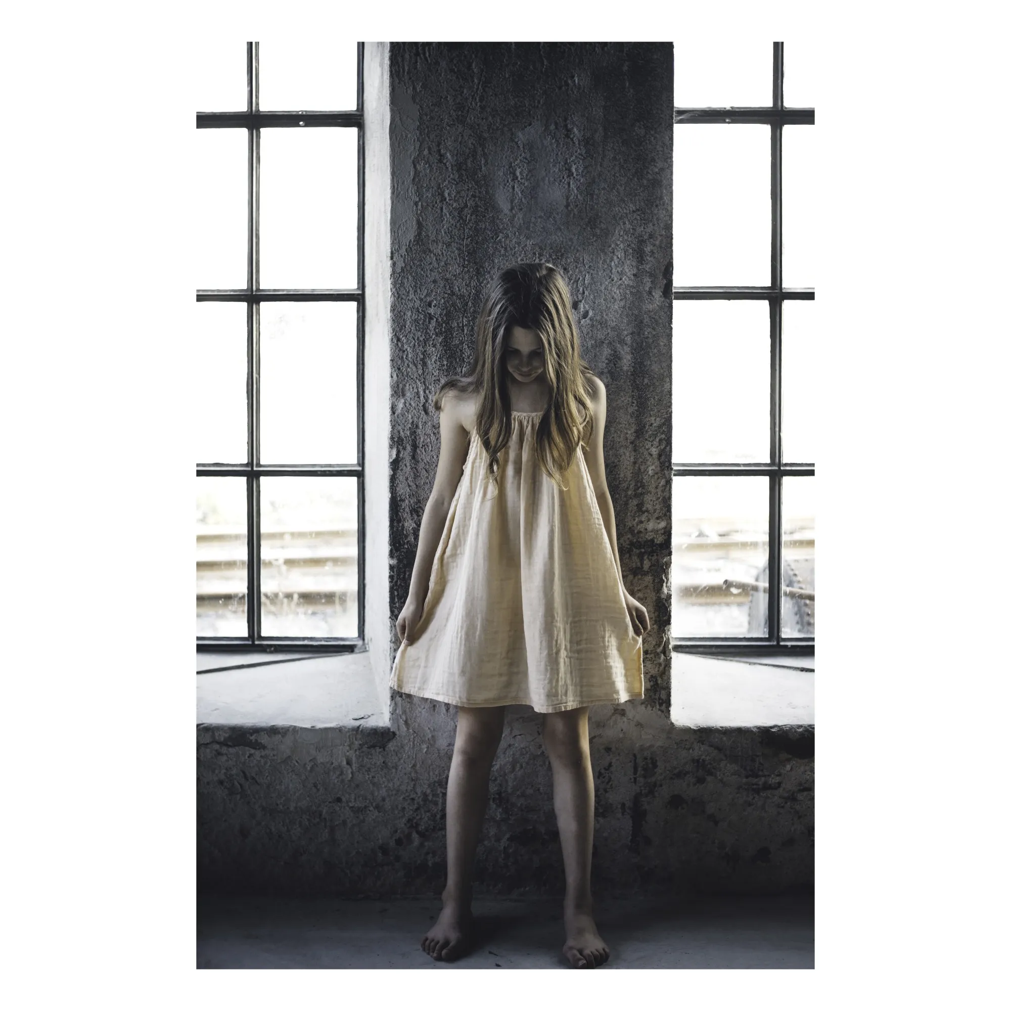 Mellow Yellow S048 Organic Cotton Mia Dress | Pale yellow- Product image n°2