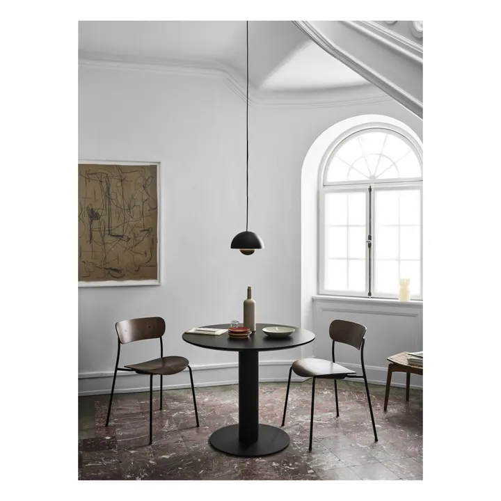 Flowerpot VP1 Pendant Light, design by Verner Panton, 1968 | Black- Product image n°2