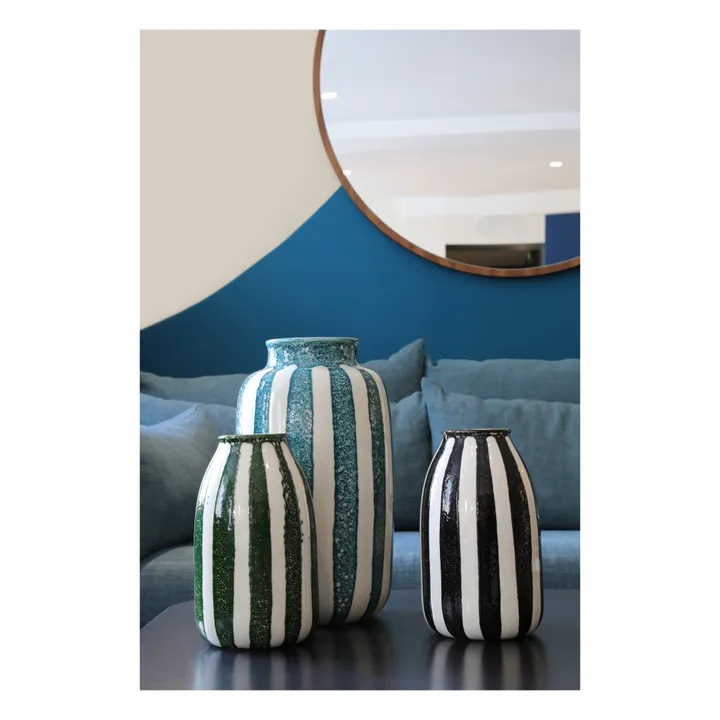 Jarrón decorativo Riviera | Negro- Imagen del producto n°3