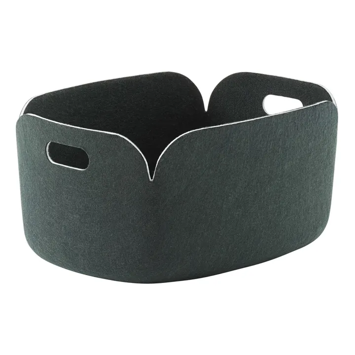 Panier de rangement Restore | Vert foncé- Image produit n°0