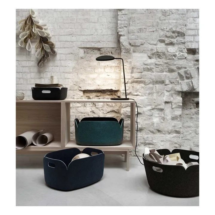Panier de rangement Restore | Vert foncé- Image produit n°1