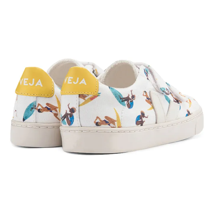 Esplar Vegan Canvas Velcro Sneakers Veja x G.Kero | Yellow- Product image n°4