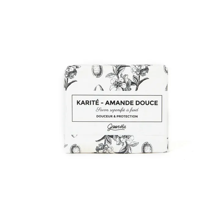 Savon pour peaux sensibles et bébé karité et amande douce - 100 g- Image produit n°0