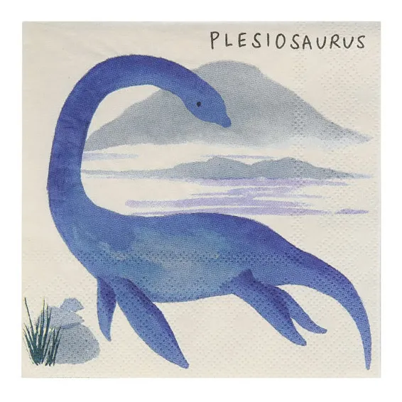 Serviettes en papier Dinosaures - Set de 16- Image produit n°6