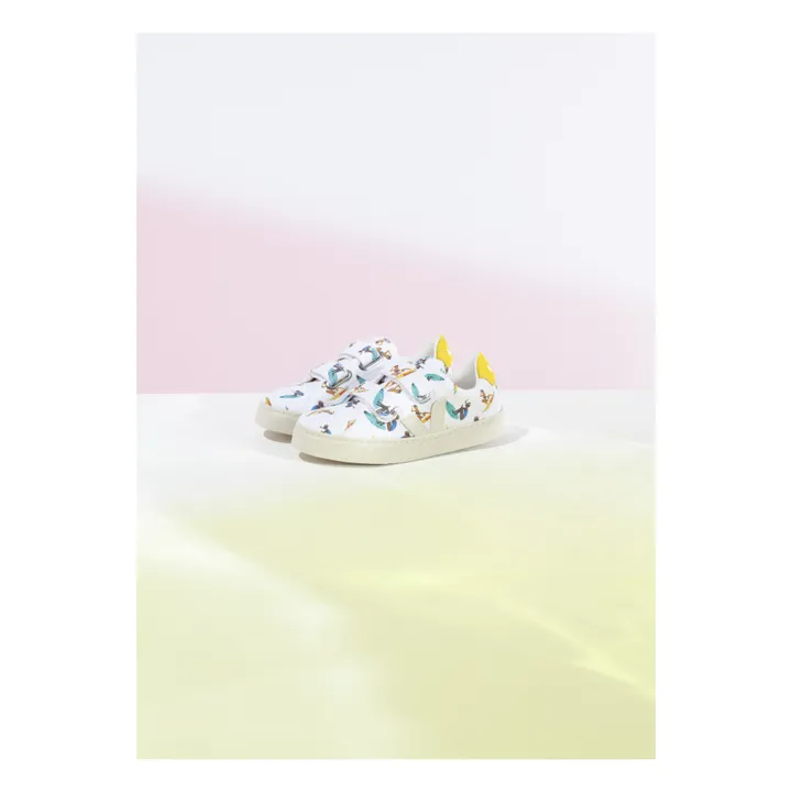 Esplar Vegan Canvas Velcro Sneakers Veja x G.Kero | Yellow- Product image n°1