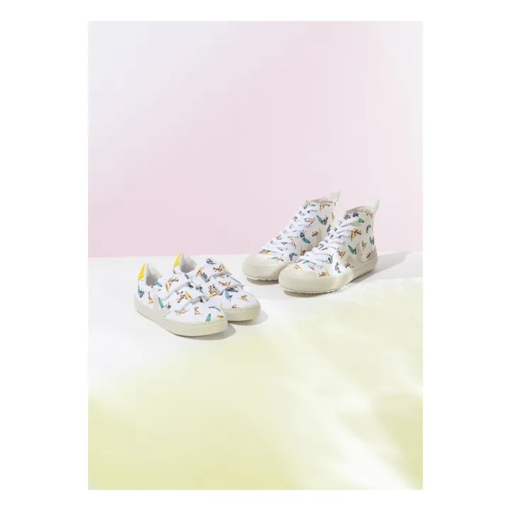 Esplar Vegan Canvas Velcro Sneakers Veja x G.Kero | Yellow- Product image n°2