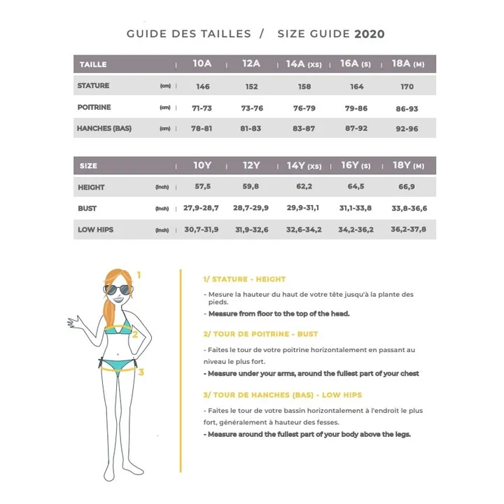 Haut de Maillot de Bain Bio Bralette | Bleu- Image produit n°3