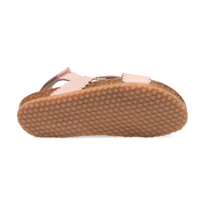 Two Con Me - Perforated Criss Cross Sandals | Powder pink- Product image n°4