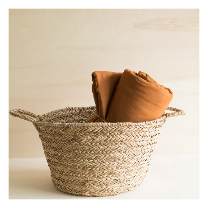 Washed Linen Comforter | Caramel- Product image n°3