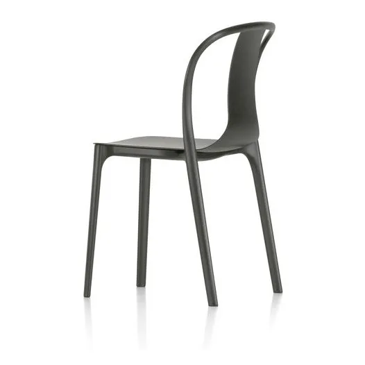 Chaise Bouroullec Belleville plastic | Noir foncé- Image produit n°0