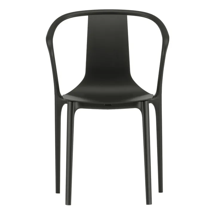 Chaise Bouroullec Belleville plastic | Noir foncé- Image produit n°2