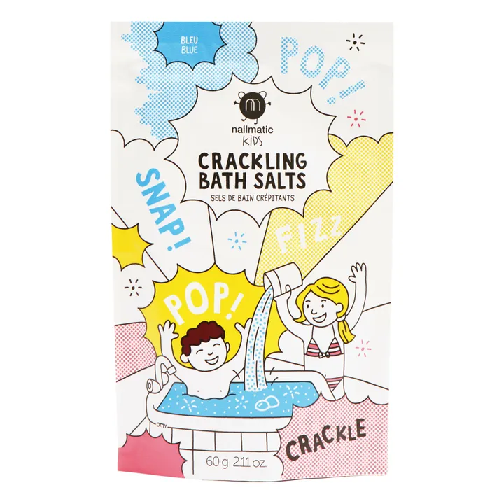 Sel de bain crépitant - 60 g | Bleu- Image produit n°0