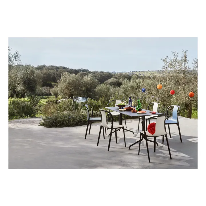 Chaise Bouroullec Belleville plastic | Bleu de mer- Image produit n°3