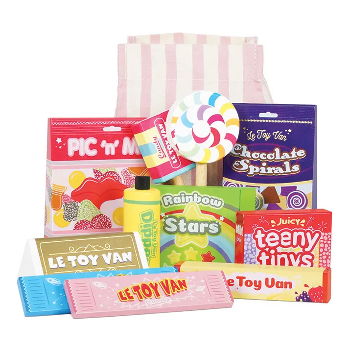 Bonbons et friandises en bois - Set de 11- Image produit n°0