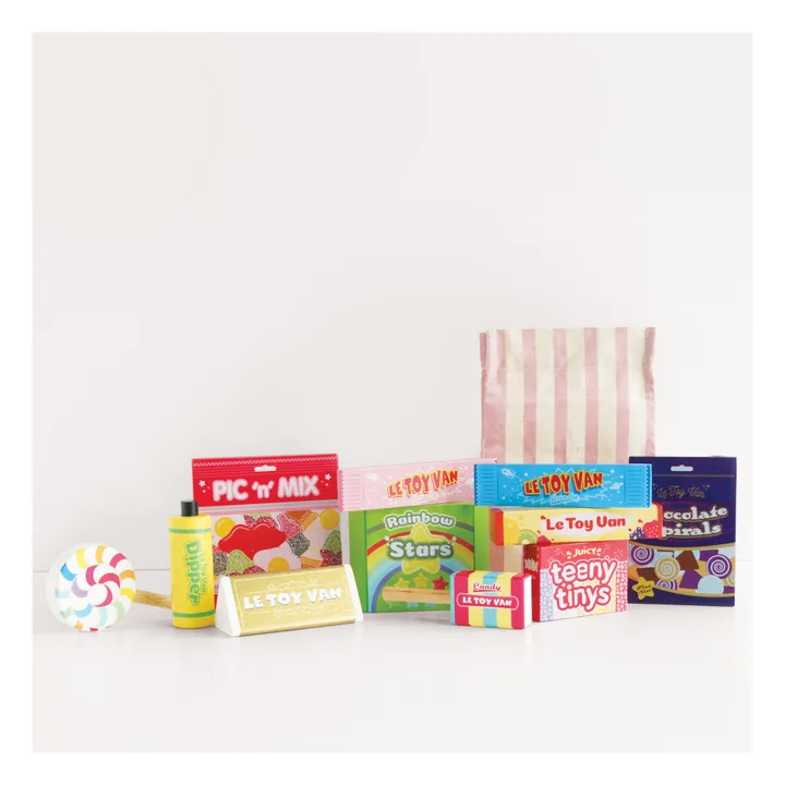 Bonbons et friandises en bois - Set de 11- Image produit n°1
