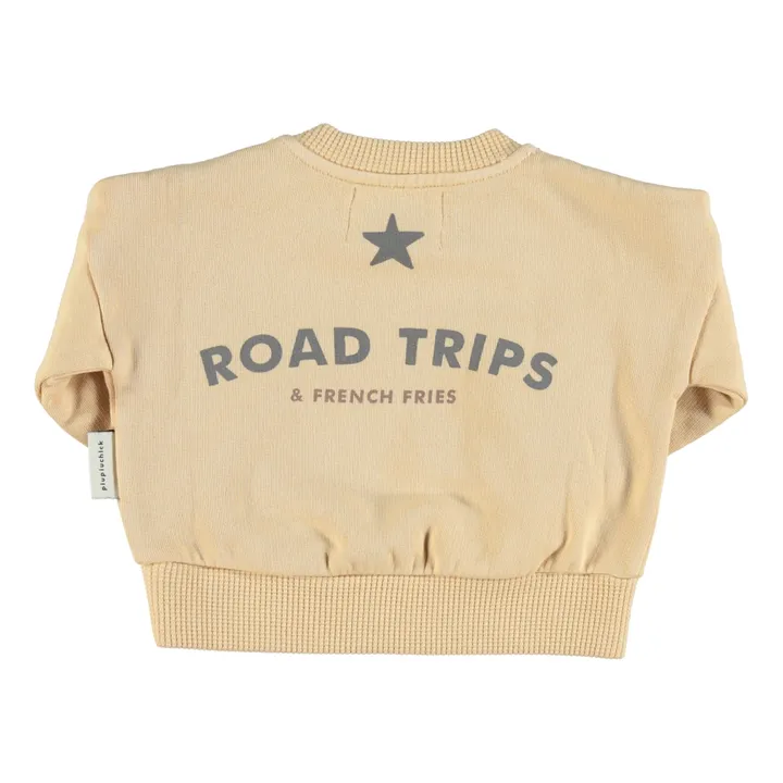Sweatshirt French Fries aus Bio-Baumwolle | Karamel- Produktbild Nr. 1