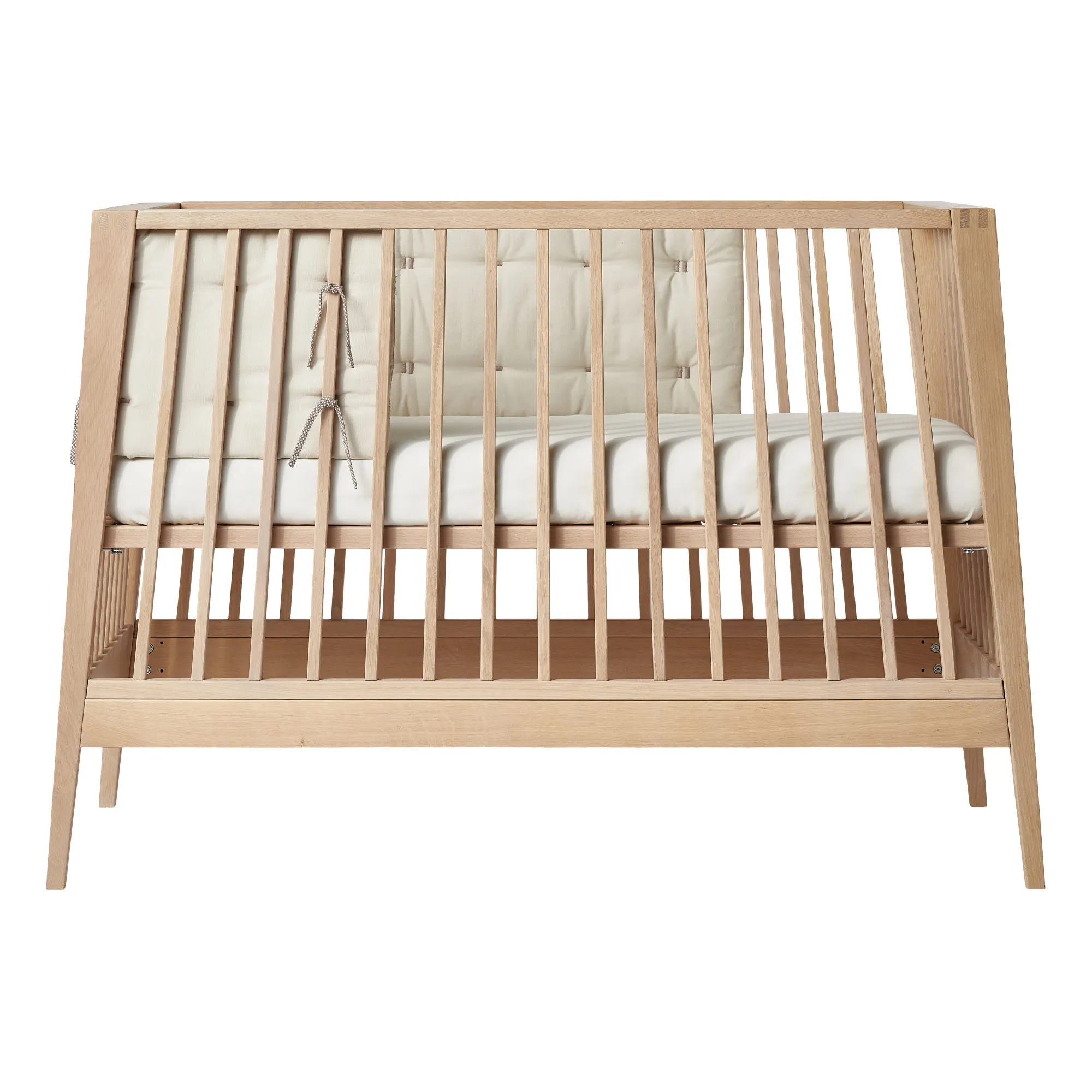 Tour de lit Linéa/Luna en coton bio | Beige- Image produit n°1