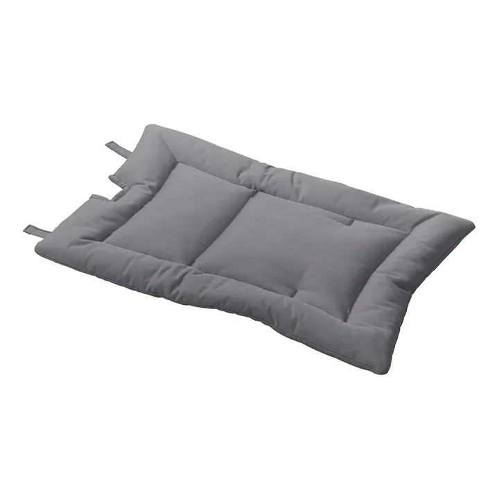 Coussin pour chaise haute en coton bio | Gris- Image produit n°0