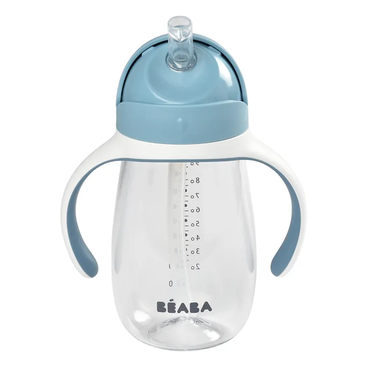 Taza con pajita-300 ml | Azul- Imagen del producto n°2