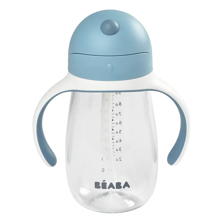 Taza con pajita-300 ml | Azul- Imagen del producto n°3