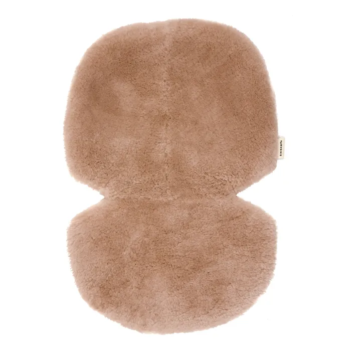 Piel de oveja para cochecito y cuna - 68x44 cm | Rosa- Imagen del producto n°0