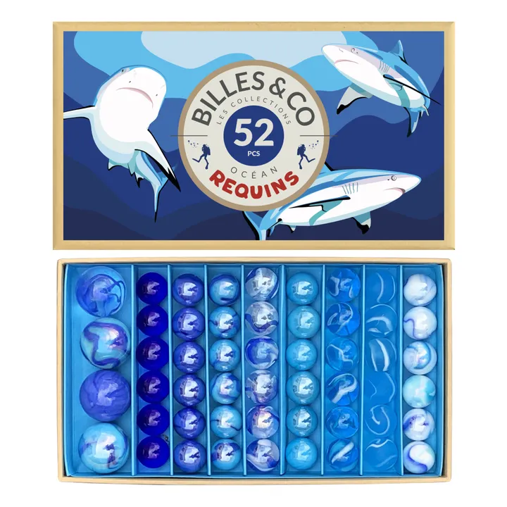 Coffret de 52 billes Requins- Image produit n°0