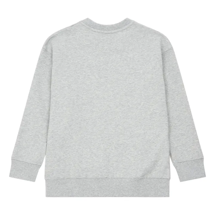 Sweatshirt Recycelte Baumwolle Parker | Grau Meliert- Produktbild Nr. 2