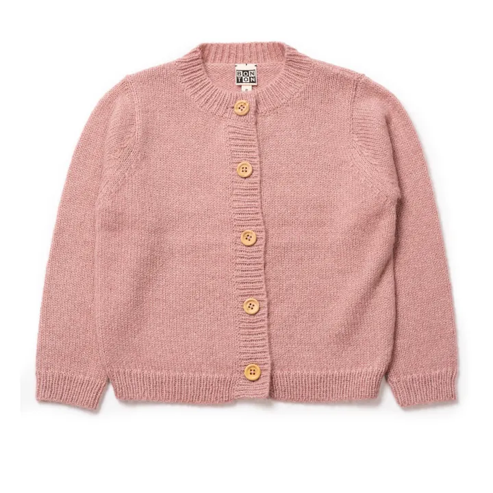 Cardigan Uni | Rosa- Produktbild Nr. 0