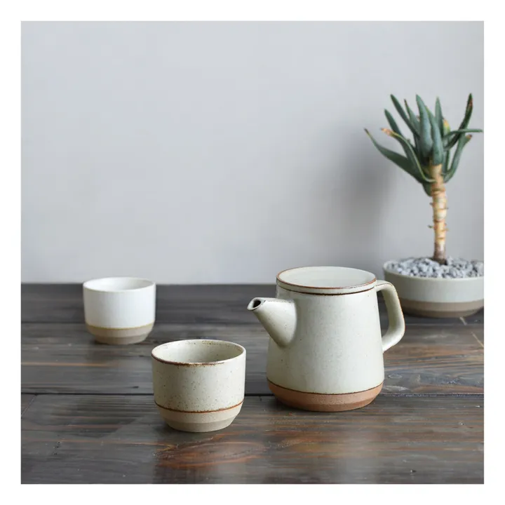 Théière en porcelaine - 500 ml | Beige- Image produit n°1