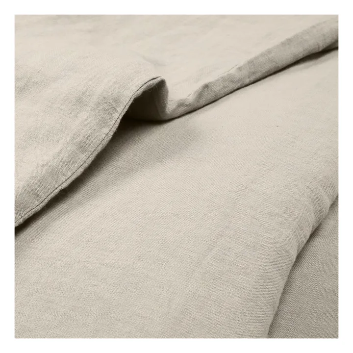 Housse de couette en lin lavé | Naturel- Image produit n°2