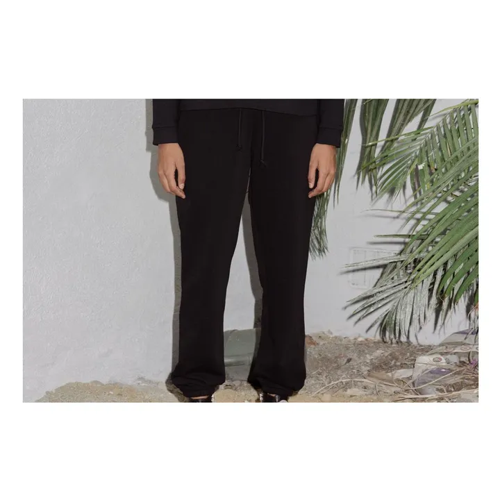 Jogger Coton Bio | Noir- Image produit n°1