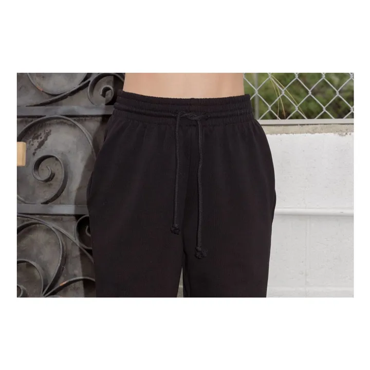 Jogger Coton Bio | Noir- Image produit n°2