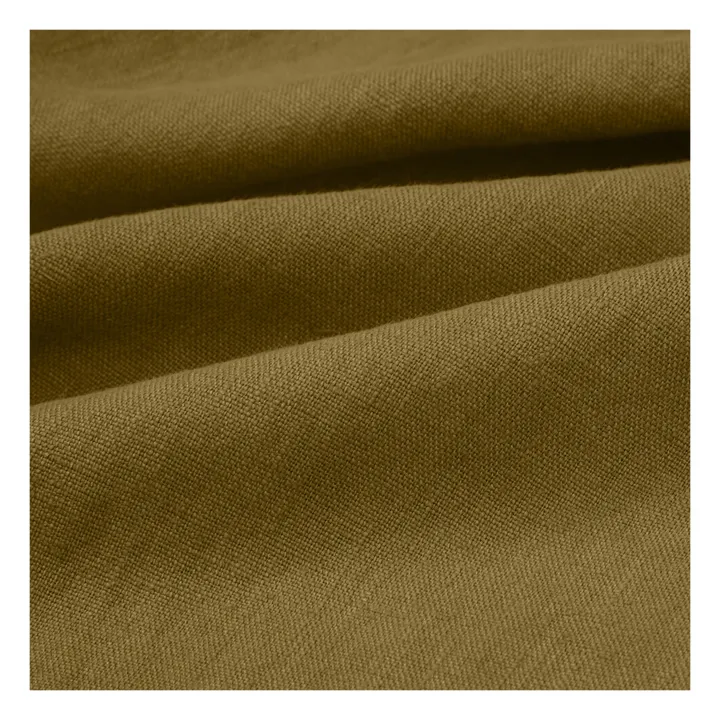 Nappe en Lin lavé-surfilée | Bronze- Image produit n°3