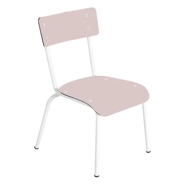 Chaise élémentaire Colette - Vieux rose- Image produit n°2