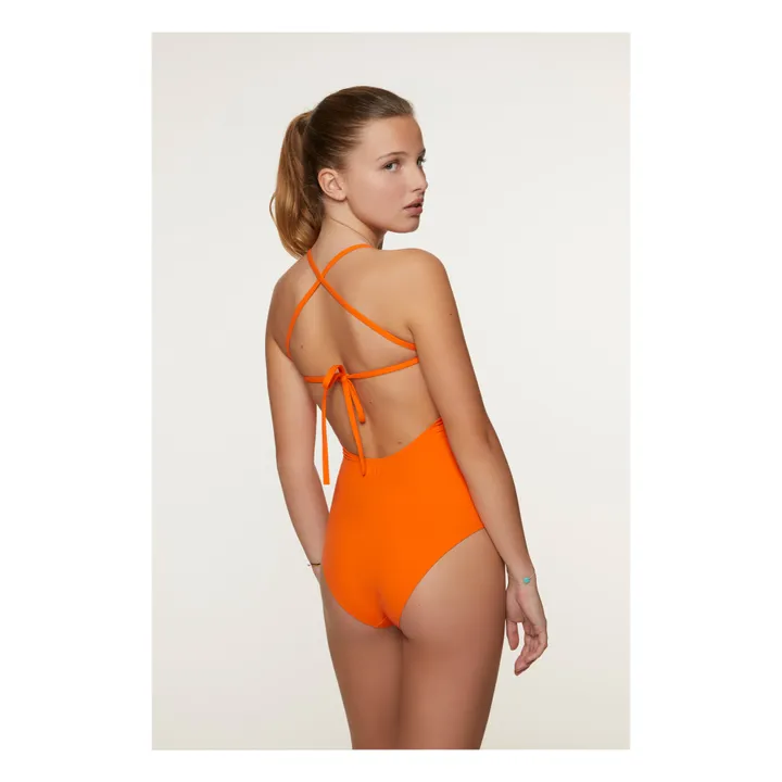 Maillot de Bain Bio Nageur | Orange- Image produit n°2