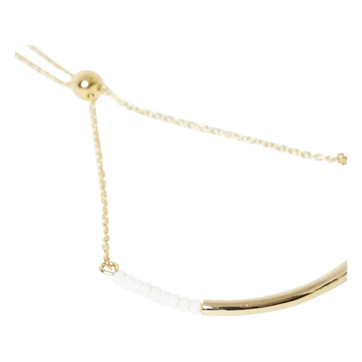 Bracelet Ajustable Shanga | Blanc- Image produit n°2