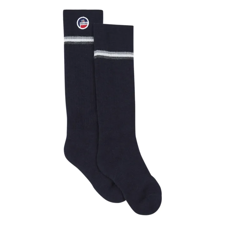Chaussettes Lodge - Collection Femme | Bleu marine- Image produit n°0
