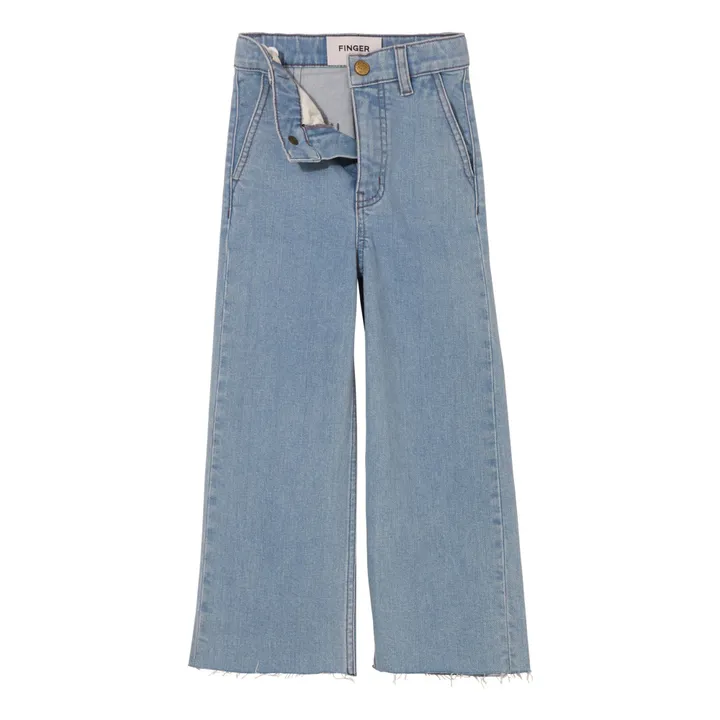 Jean Cropped Charlie | Denim bleached- Image produit n°4