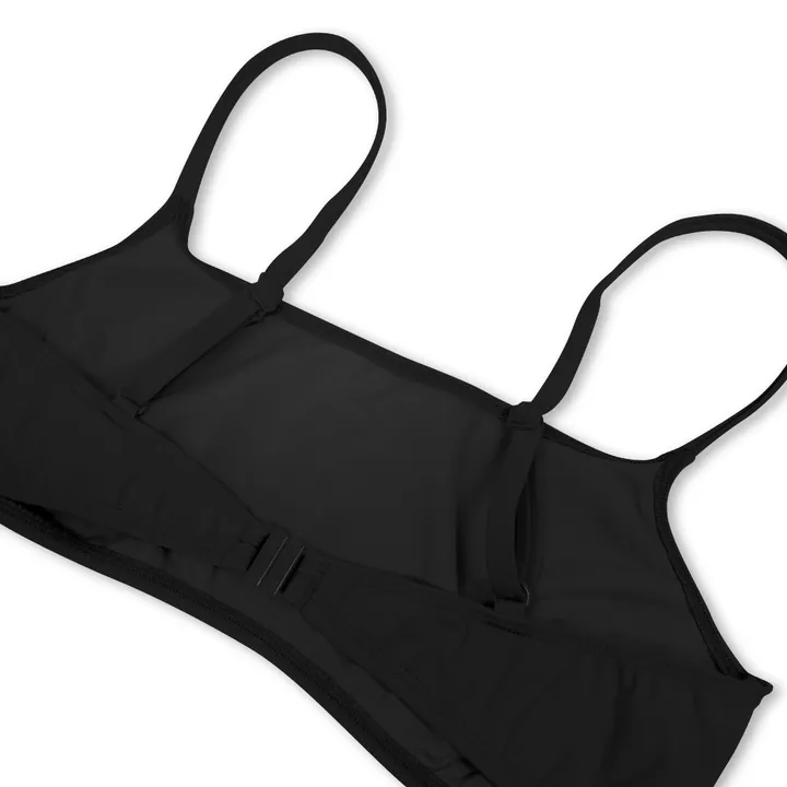 Haut de Maillot de Bain Bio Bralette | Noir- Image produit n°2