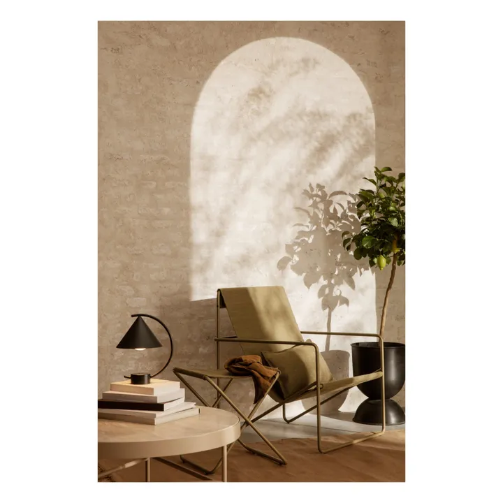 Fauteuil outdoor Desert | Vert olive- Image produit n°1