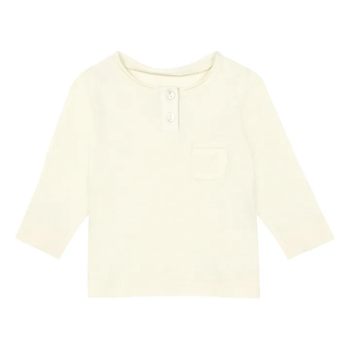 Camiseta Lund algodón orgánico | Blanco Roto- Imagen del producto n°0