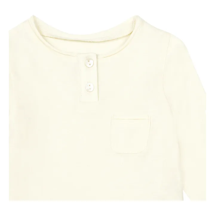 Camiseta Lund algodón orgánico | Blanco Roto- Imagen del producto n°3